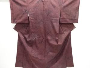 蝶模様織り出し西陣お召着物